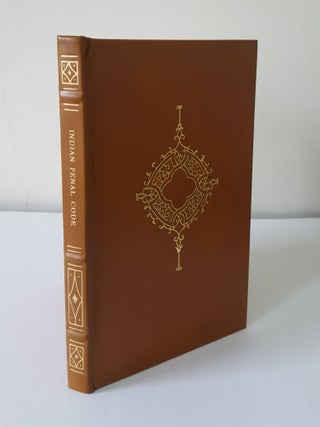 Item #106428 A PENAL CODE Prepared by the Indian Law Commissioners and Published by Command of...