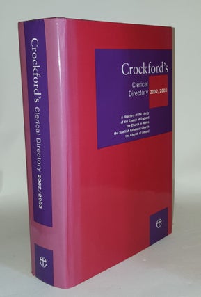 Item #106902 CROCKFORD'S Clerical Directory 2002-2003. Anon