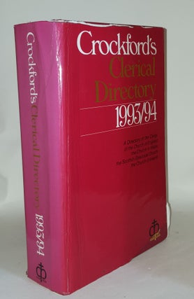 Item #106903 CROCKFORD'S Clerical Directory 1993-94. Anon