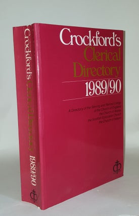Item #106917 CROCKFORD'S Clerical Directory 1989-90. Anon