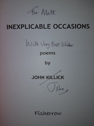 INEXPLICABLE OCCASIONS