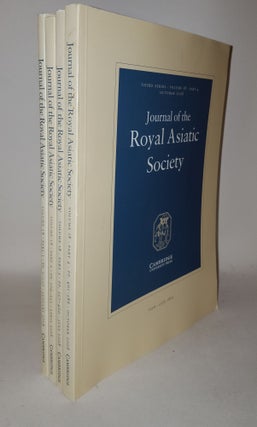 Item #114466 JOURNAL OF THE ROYAL ASIATIC SOCIETY Third Series Volume 18 Part 1 2 3 4 January -...