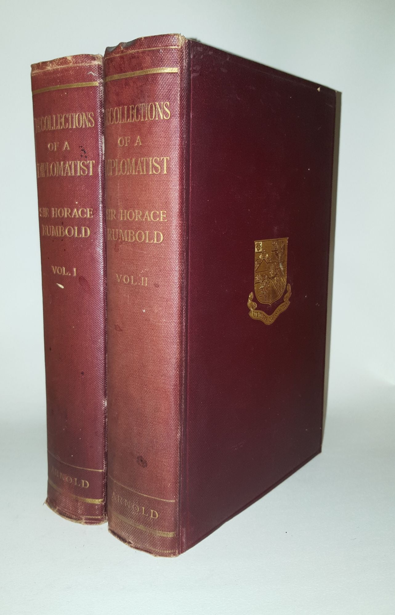 RUMBOLD Sir Horace - Recollections of a Diplomatist in Two Volumes