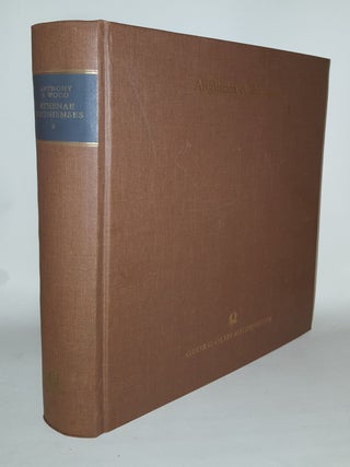 Item #117624 ATHENAE OXONIENSES Volume II An Exact History of All the Writers and Bishops Who...