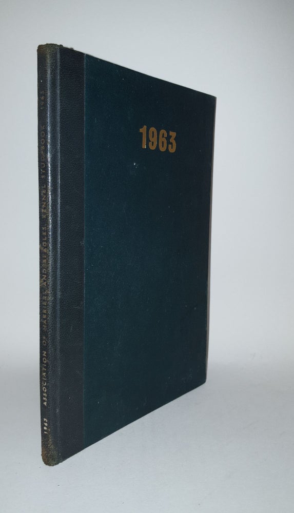 Item #118705 ASSOCIATION OF MASTERS OF HARRIERS AND BEAGLES Kennel Club Stud Book 1963. BURROWS Philip.