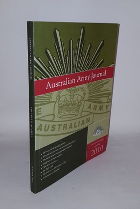 Item #123224 AUSTRALIAN ARMY JOURNAL Volume VII Number 2 Winter 2010. LOVI Michelle