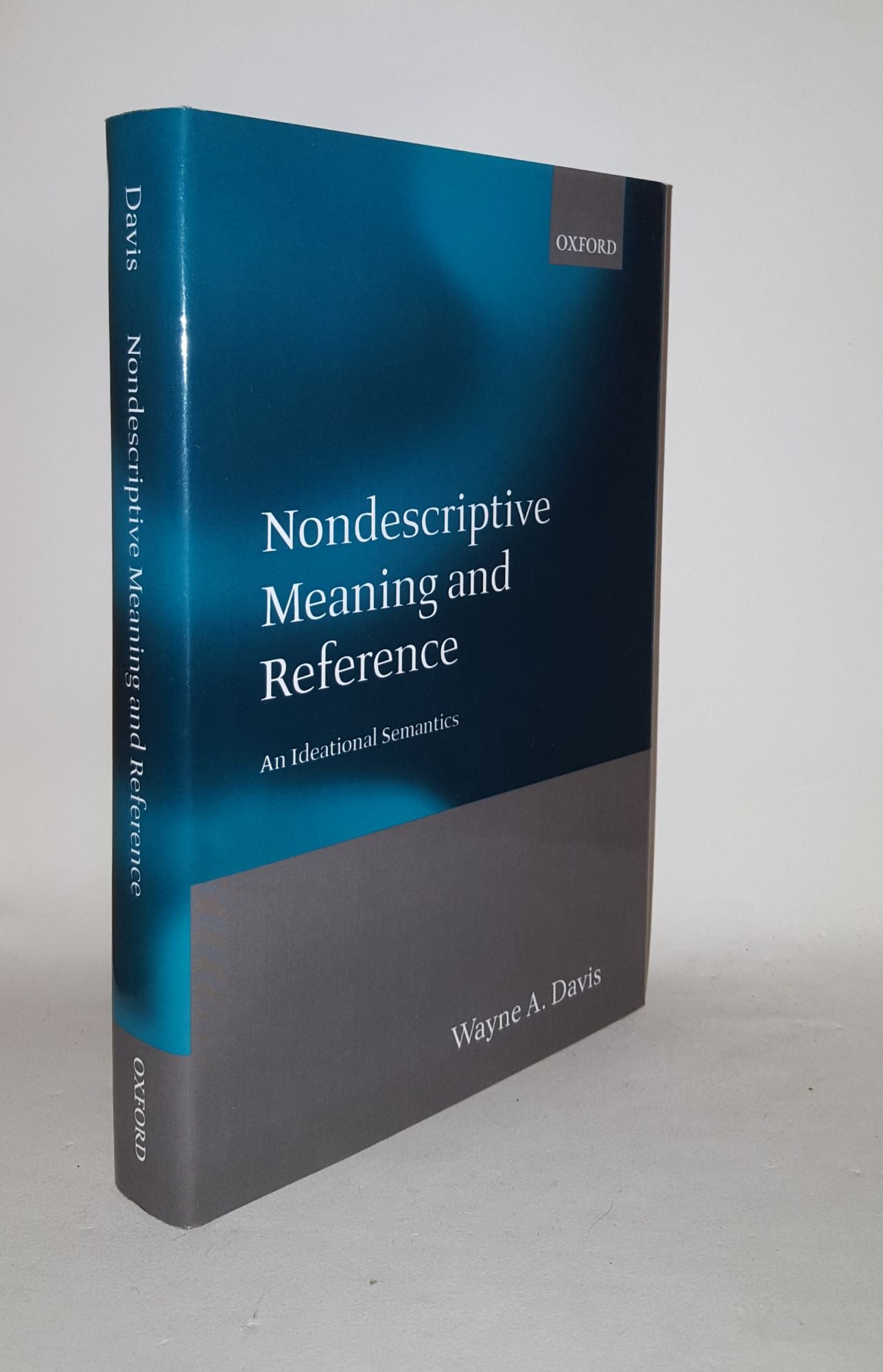 DAVIS Wayne A. - Nondescriptive Meaning and Reference an Ideational Semantics