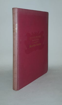 Item #126416 MARTÍN FIERRO. HERNÁNDEZ José