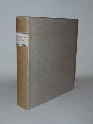 Item #127543 THE ESSAYS OF ELIA. LAMB Charles