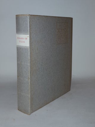 THE ESSAYS OF ELIA