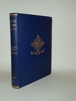 Item #128526 HAMPSHIRE REGISTERS Volume III The Registers and Records of Brockhampton (Havant)....