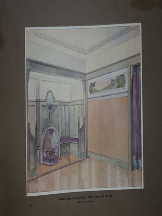 PORTFOLIO CONTAINING TWENTY-FOUR PLATES To Accompany Volume On House Decoration