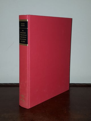 Item #132514 THE DEVELOPMENT OF THE EGYPTIAN TOMB DOWN TO THE ACCESSION OF CHEOPS. REISNER George...