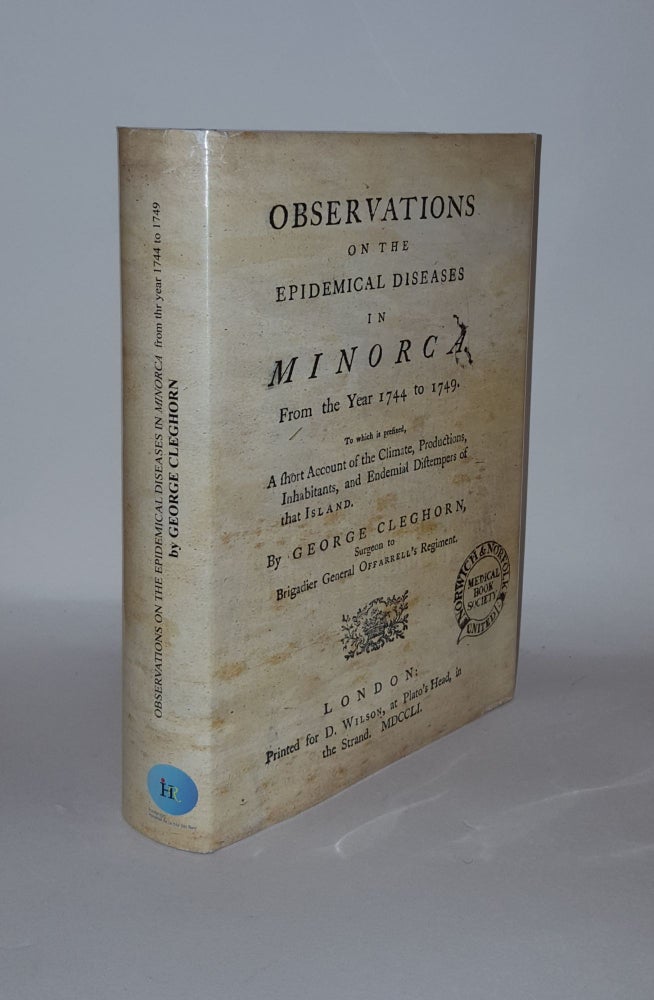 Item #133071 OBSERVATIONS ON THE EPIDEMICAL DISEASES. CLEGHORN George.