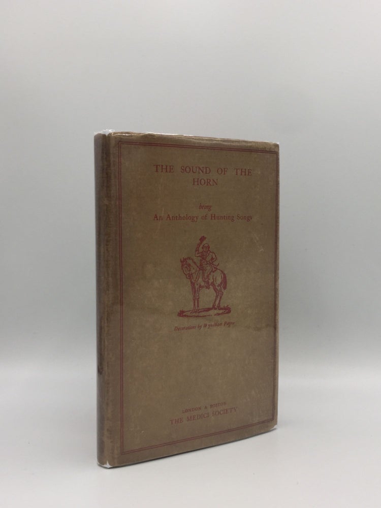 Item #133227 THE SOUND OF THE HORN A Booklet of Verse About Hunting. Anon.