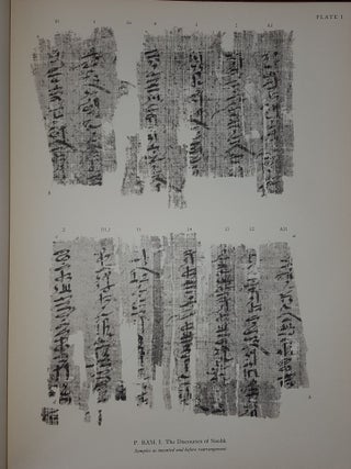 THE RAMESSEUM PAPYRI Plates