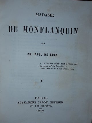 MADAME DE MONFLANQUIN in Two Volumes