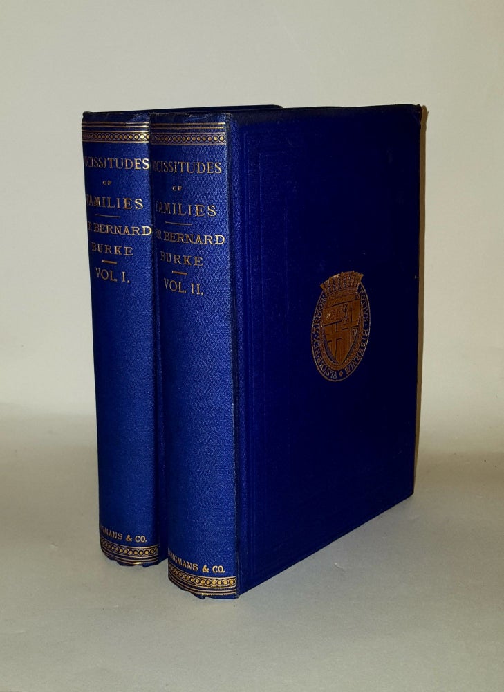 Item #135223 VICISSITUDES OF FAMILIES In Two Volumes. BURKE Sir Bernard.