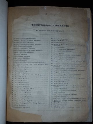 THE OFFICIAL ARMY LIST January 1886