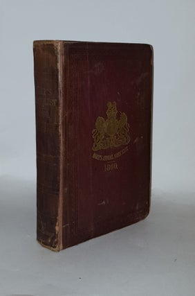 Item #135490 HART'S ARMY LIST The New Annual Army List and Militia List for 1860. HART H. G