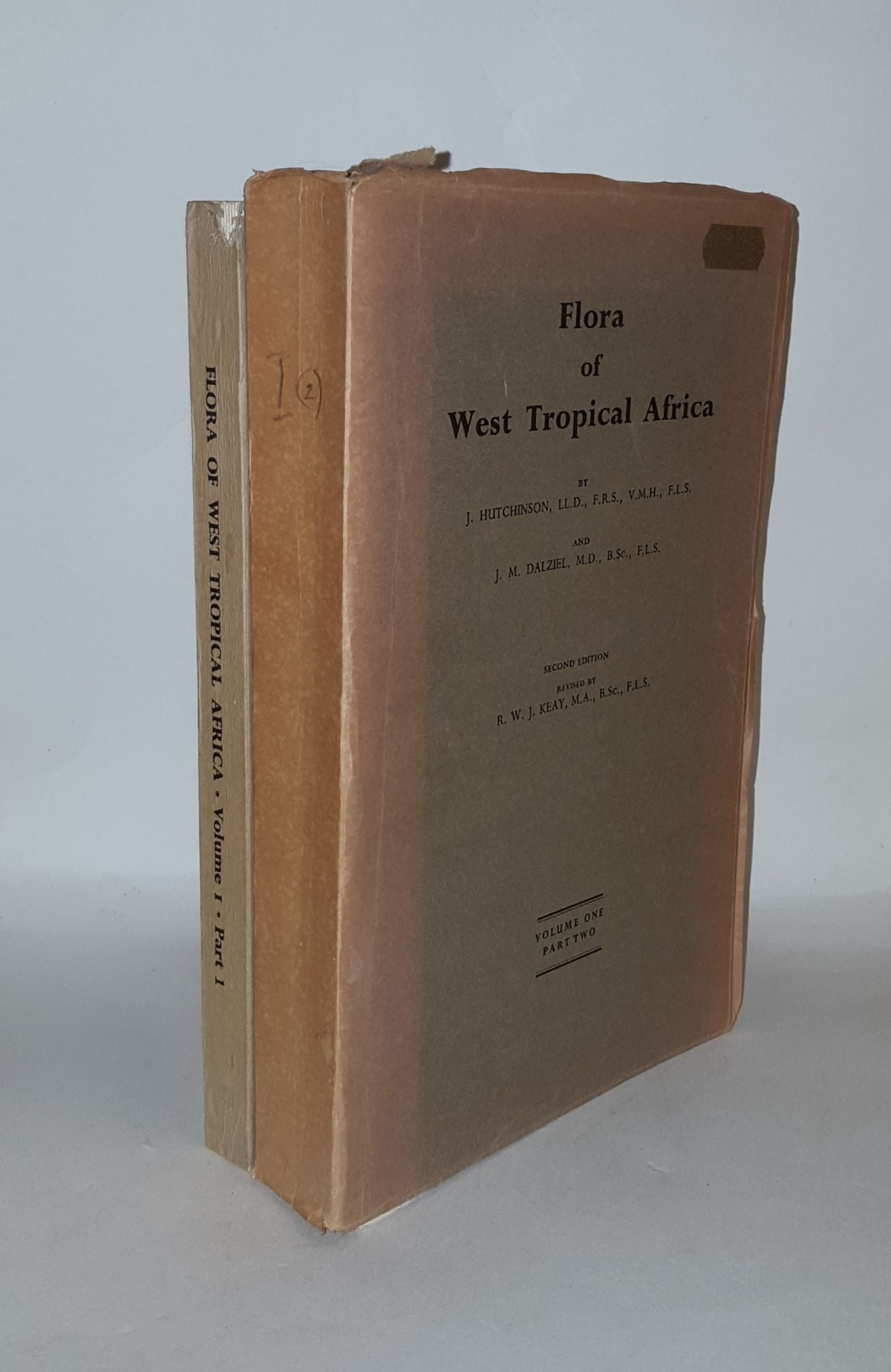 HUTCHINSON J., DALZIEL J.M. - Flora of West Tropical Africa Volume I Parts I & II