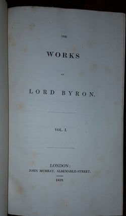 THE WORKS OF LORD BYRON Childe Harold [&] The Giaour Bride of Abydos The Corsair Lara etc [&] Manfred Hebrew Melodies Ode to Napoleon Monody on Death of Sheridan Lament of Tasso Doge of Venice Prophecy of Dante [&] Sardanapalus The Two Foscari Cain