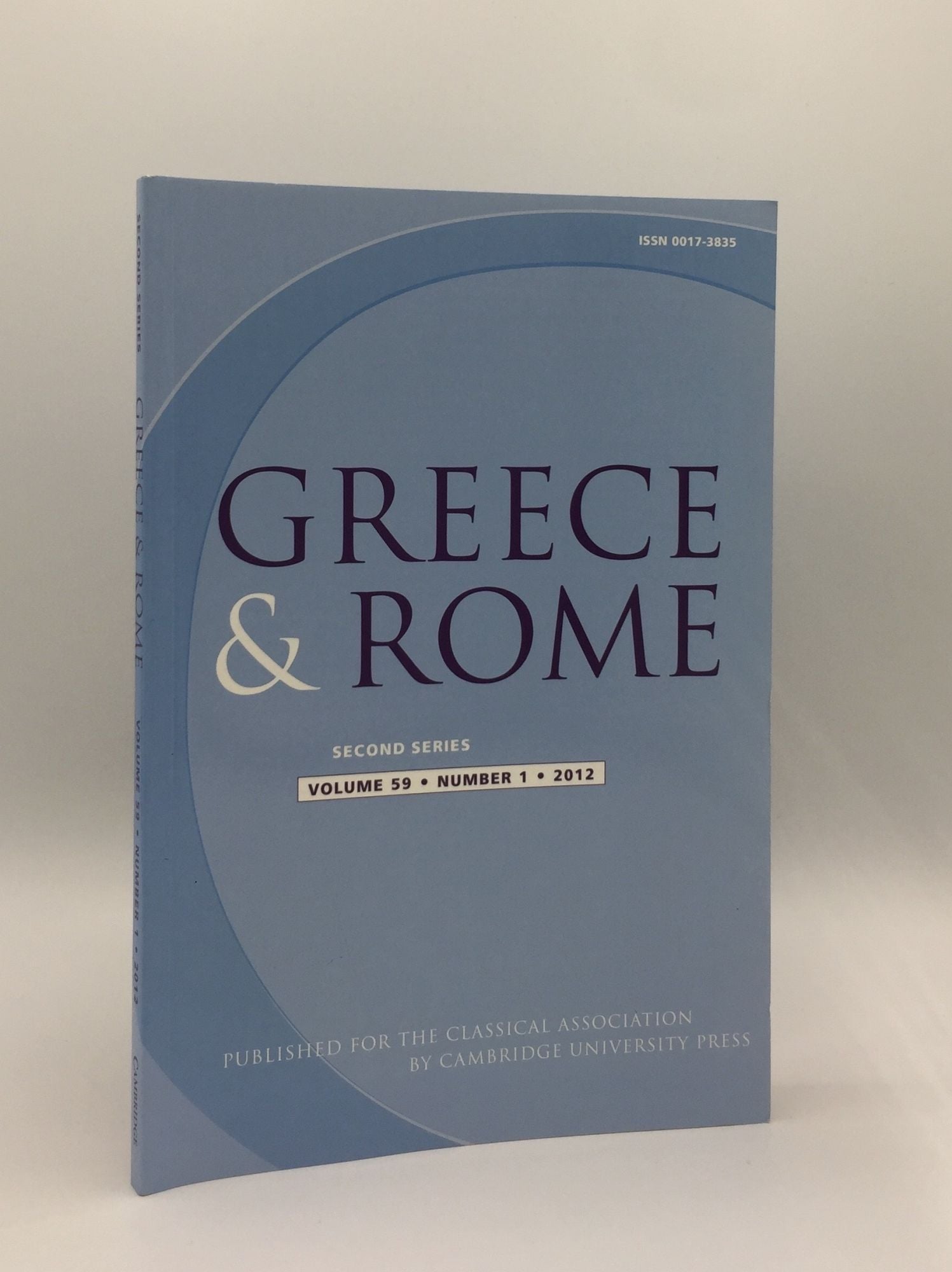 TAYLOR J., IZZET V., SHORROCK R. - Greece & Rome Second Series April 2012 Vol. 59 No. 1