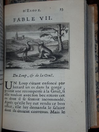 LES FABLES D'ESOPE Phrigien avec celles de Philelphe avec celles de Philelphe Traduction nouvelle Enrichie de Discours Moraux & Historiques & de Quatrains a la fin de chaque Discours