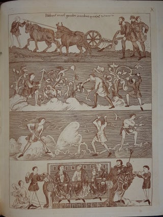STRUTT'S ANCIENT BRITONS Horda Angel-Cynnan or a Compleat View of the Manners Customs Arms Habits &c. of the Inhabitants of England... in Two Volumes