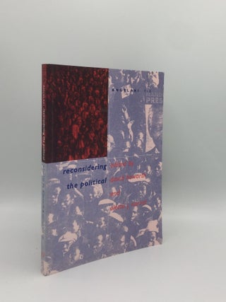 Item #137951 ANGELAKI 1:3 RECONSIDERING THE POLITICAL. NORVAL Aletta J. HOWARTH David