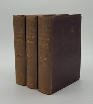 Item #138045 ESSAYS Political Historical and Miscellaneous Three Volumes. ALISON Archibald