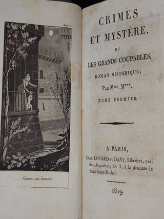 CRIMES ET MYSTÈRE ou les Grands coupables roman historique