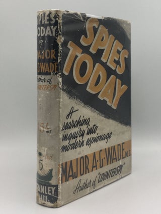 Item #141052 SPIES TO-DAY. WADE Major A. G