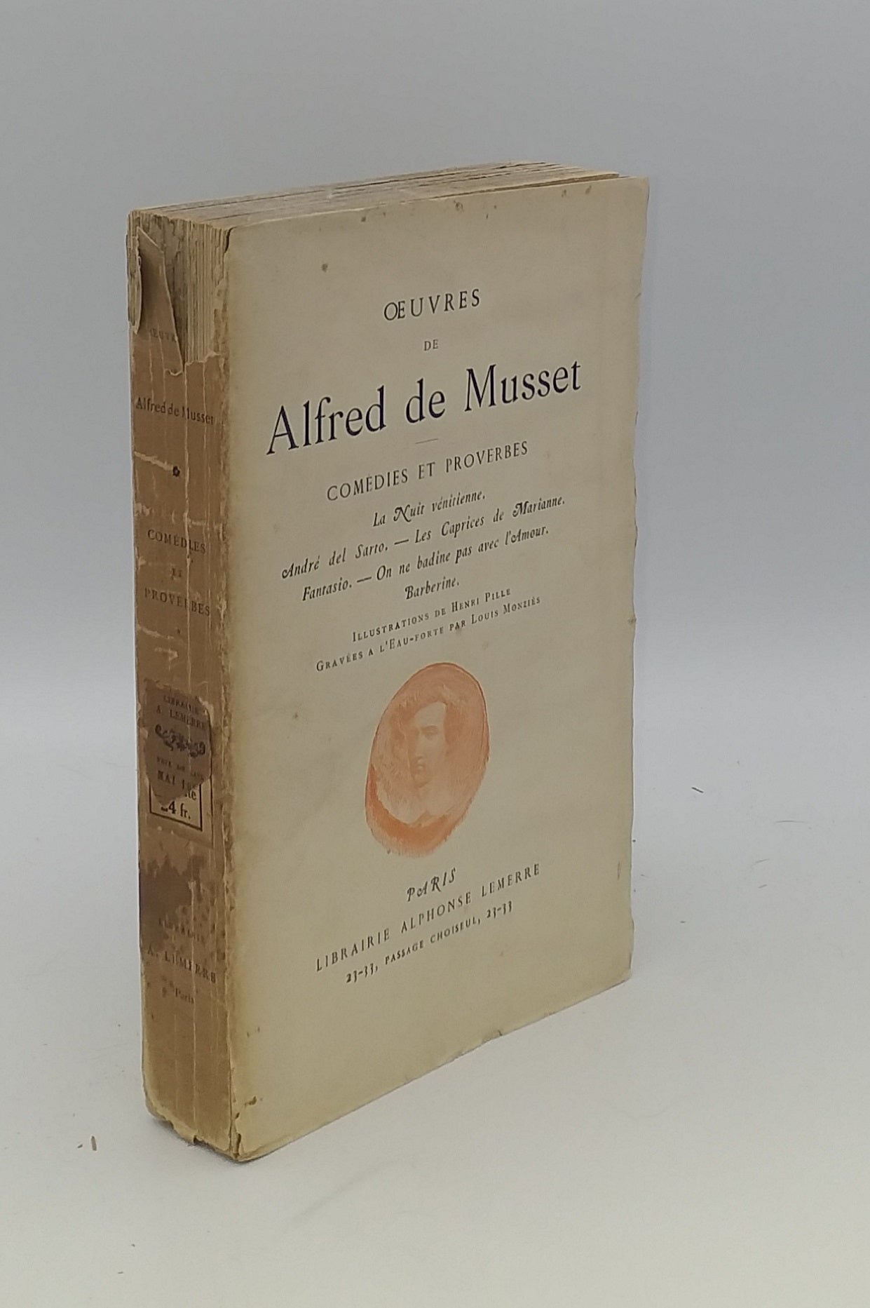 DE MUSSET Alfred - Oeuvres de Alfred de Musset Comedies Et Proverbes