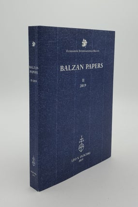 Item #142760 BALZAN PAPERS II 2019. RIBOLI Valeria