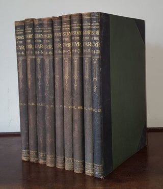Item #142958 THE MANCHESTER GUARDIAN HISTORY OF THE WAR In Nine Volumes. Manchester Guardian