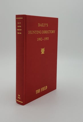 Item #144252 BAILY'S HUNTING DIRECTORY 1992-1993. BAILY'S
