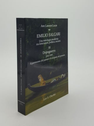 Item #144324 EMILIO SALGARI una mitologia moderna tra letteratura politica società III...
