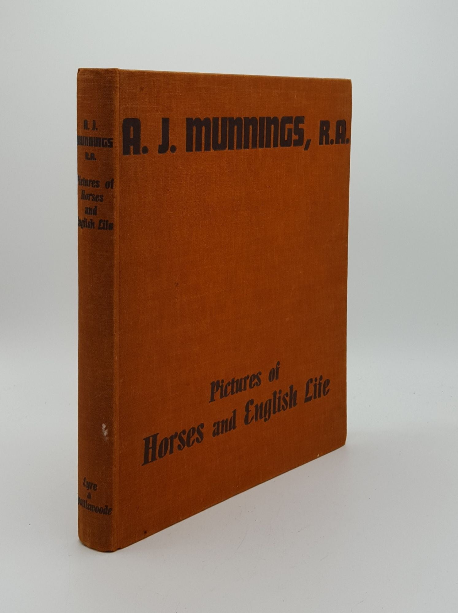 MUNNINGS A.J. - Pictures of Horses and English Life