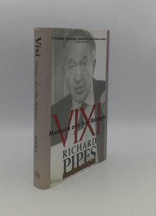 Item #147228 VIXI Memoirs of a Non-Belonger. PIPES Richard