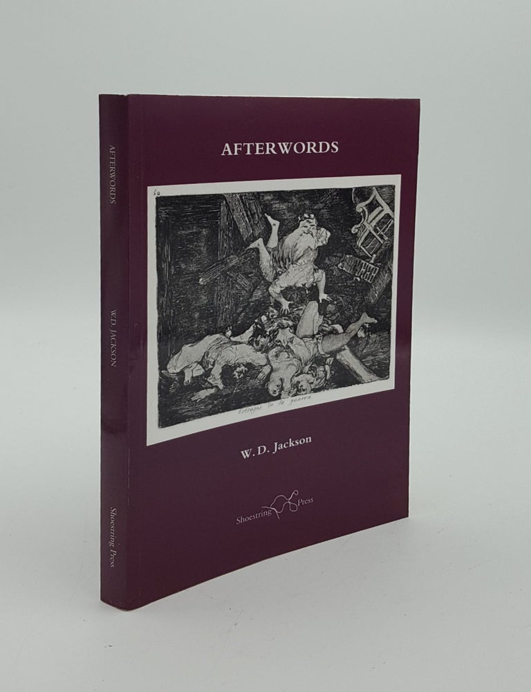 Item #147299 AFTERWORDS Or Occupying No Man's Land. JACKSON W. D.
