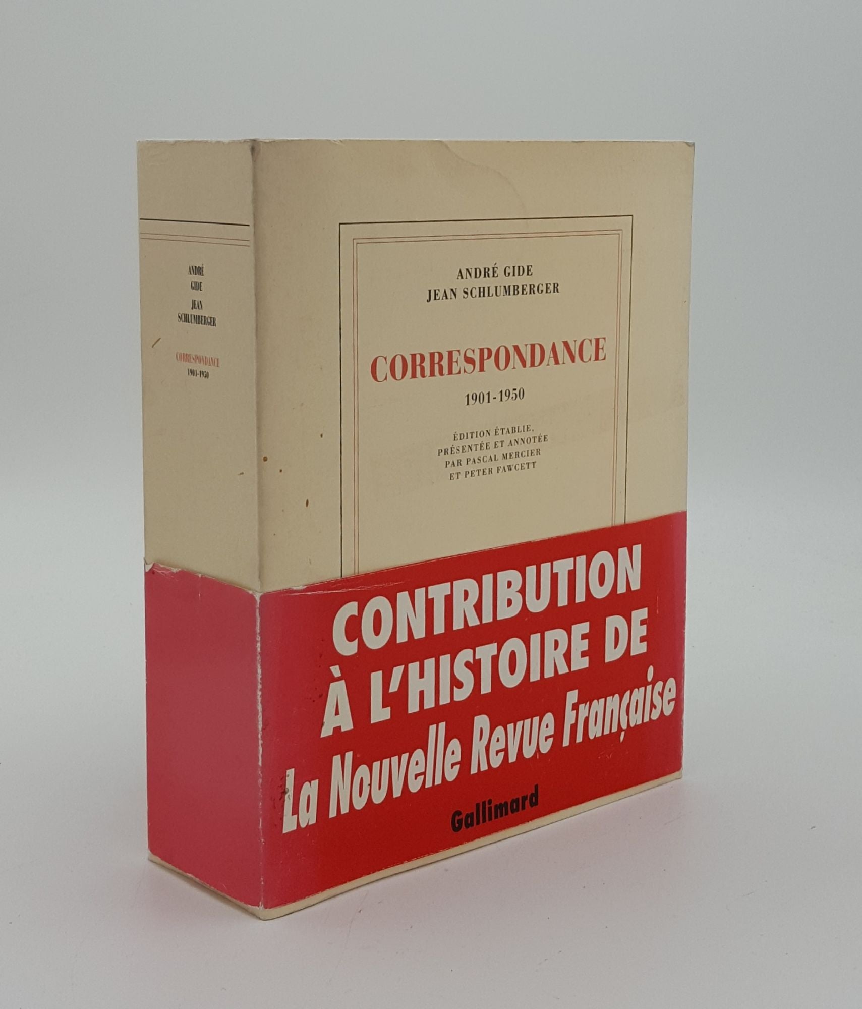 GIDE Andr, SCHLUMBERGER Jean, MERCIER Pascal - Correspondance 1901-1950