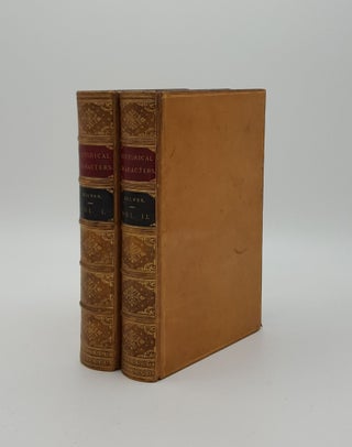 Item #150249 HISTORICAL CHARACTERS Talleyrand Cobbett Mackintosh Canning In Two Volumes. BULWER...