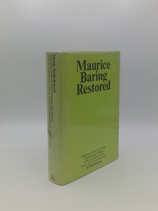 Item #150301 MAURICE BARING RESTORED. HORGAN Paul BARING Maurice