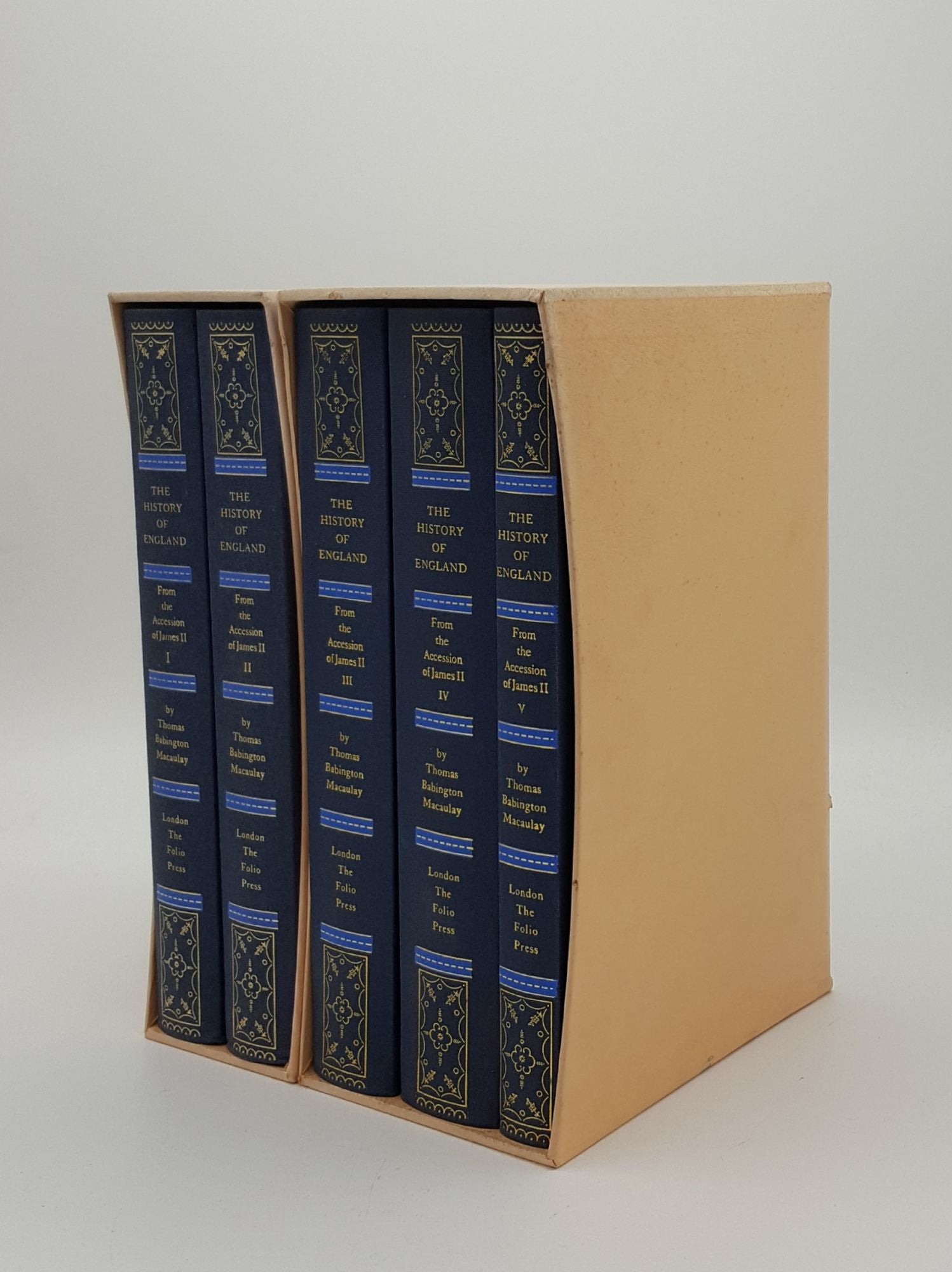 MACAULAY Thomas Babington, ROWLAND Peter - The History of England from the Accession of James II in Five Volumes