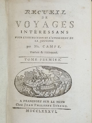 RECUEIL DE VOYAGES INTERESSANS Pour l'instruction et l'amusement de la jeunesse.