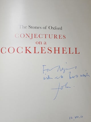 THE STONES OF OXFORD Conjectures on a Cockleshell