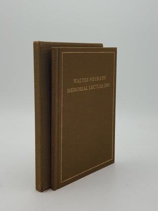 THE ORIGINALITY OF THOMAS JONES Walter Neurath Memorial Lecture 1985. GOWING Lawrence.