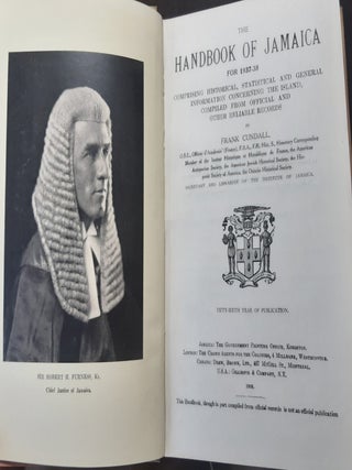 THE HANDBOOK OF JAMAICA For 1937-38.