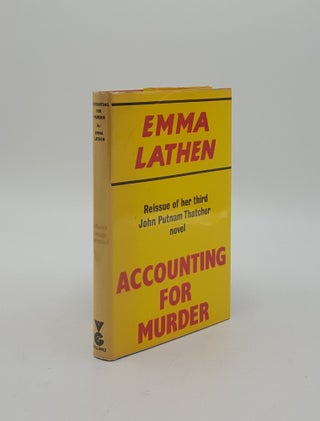 Item #155416 ACCOUNTING FOR MURDER. LATHEN Emma